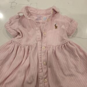 Pink Striped Ralph Lauren Polo Dress